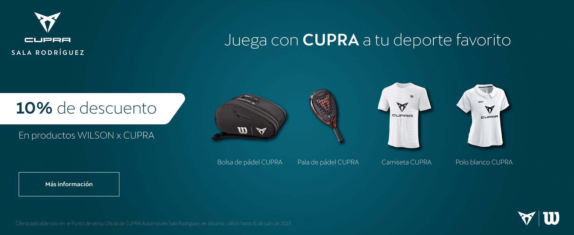 Material Padel Cupra